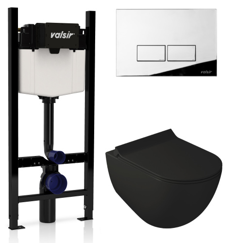 Комплект унитаза с инсталляцией VALSIR KIT VSCR 7317NEMT Slim P3